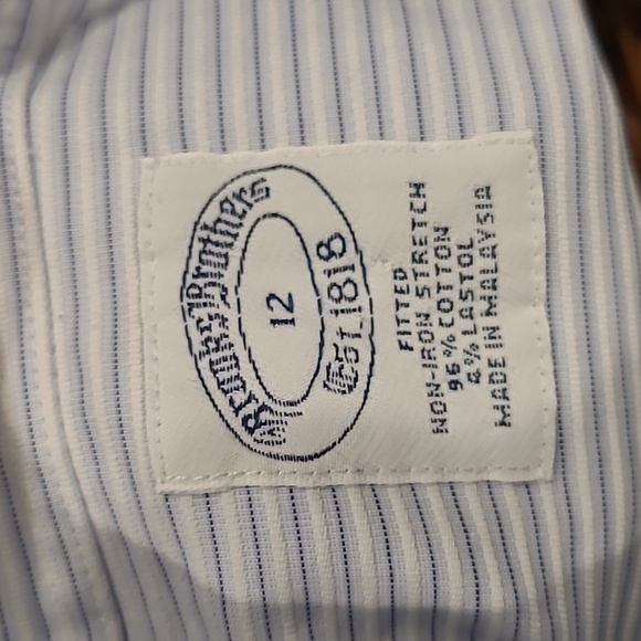 Brooks Brothers Striped Button Down Top - Picture 7 of 7